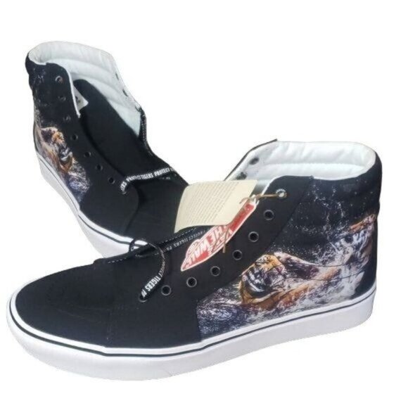 New Vans Sk8 Hi High Top Sneakers Unisex Discovery Cats Project Comfortable - Picture 3 of 11